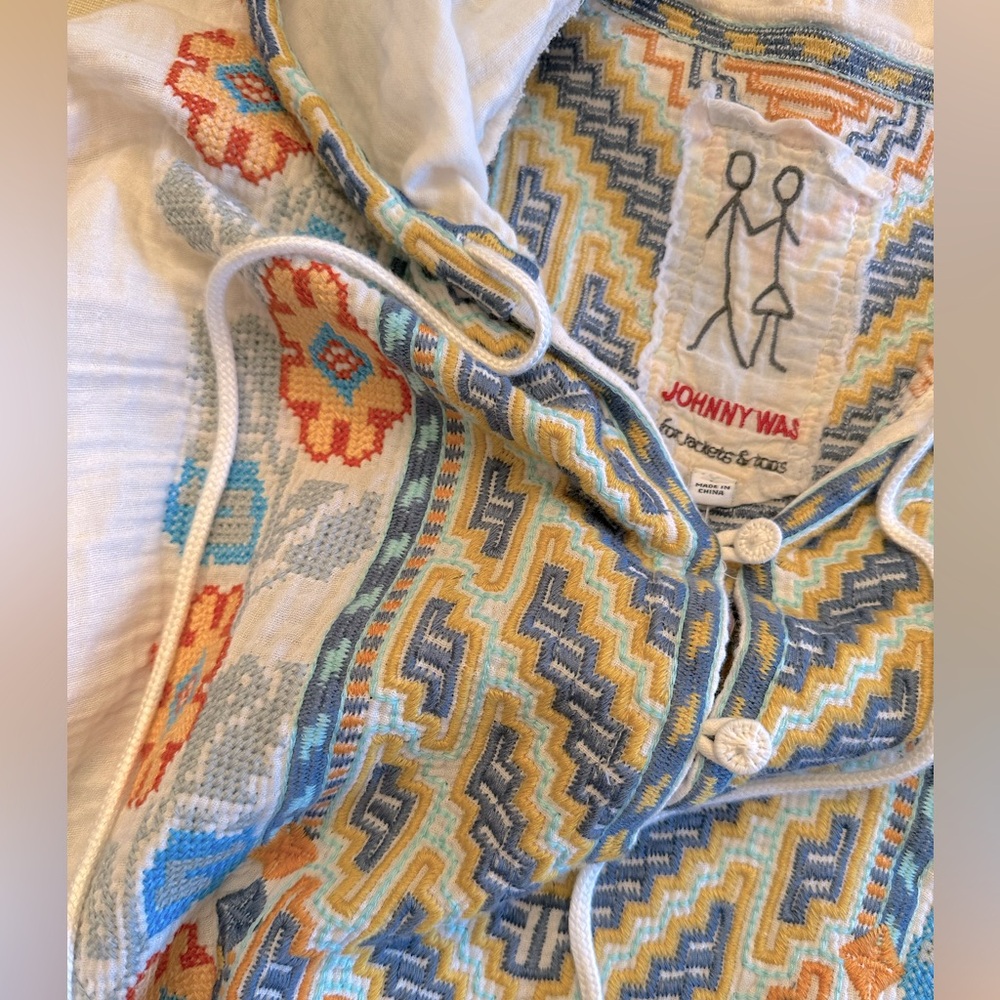 Johnny Was The Cabo Gauze Hoodie - Picture 8 of 10